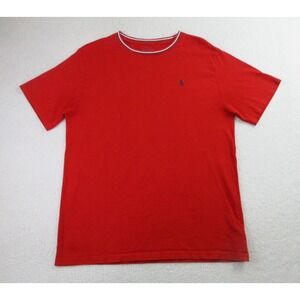 Polo Ralph Lauren T Shirt Boys Sz XL USA Flag Red Short Sleeve Pony Logo Casual‎